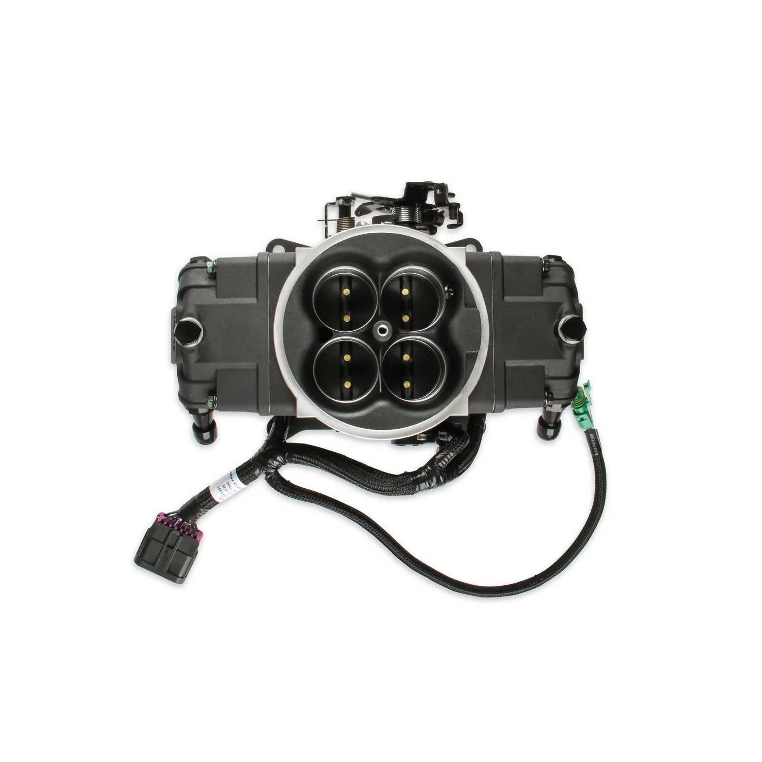 Holley EFI Terminator X Stealth Throttle Body Fuel Injection - Square Bore - Black - GM LS-Series