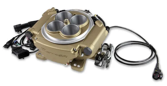 HOLLEY SNIPER EFI 4 Barrel Fuel Injection Conversion RETURNLESS MASTER KIT - CLASSIC GOLD FINISH