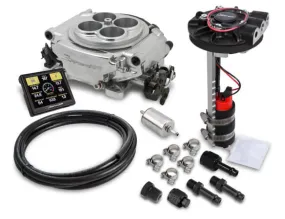 HOLLEY SNIPER EFI 4 Barrel Fuel Injection Conversion RETURNLESS MASTER KIT - SHINY FINISH