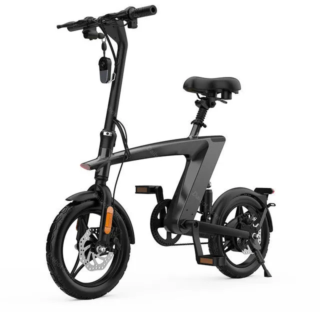 HX H1 Foldable Electric Bike 250W 36V 10AH  14 Inch Folding Electric Bike Compact E-Bike for Convenient Transportation E-Bike Removable Battery