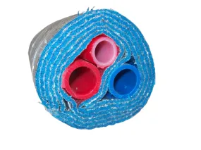 Insulated Pipe 5 Wrap (2) 1" Oxygen Barrier and (1) 3/4" Non-Barrier-No Tile