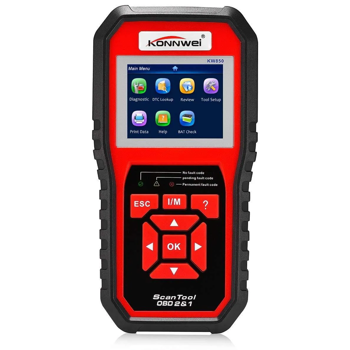 Kw850 Konnwei Professional OBD2 Scanner Auto Code Reader Car Diagnostic Tools (Original)