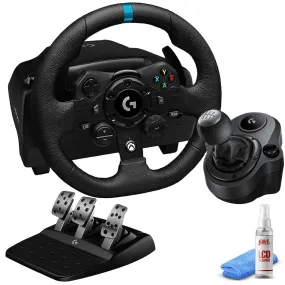 Logitech G923 Wheel and Pedals For PC, Xbox X, Xbox One with Logitech Shifter