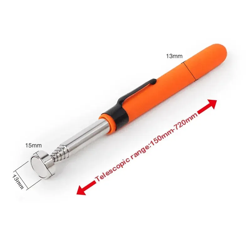 Magnetic Pickup Tool Telescopic Adjustable Magnetic Pick-Up Tool Grip Extendable Magnet Stick Handy Tool for Picking Up Nut Bolt