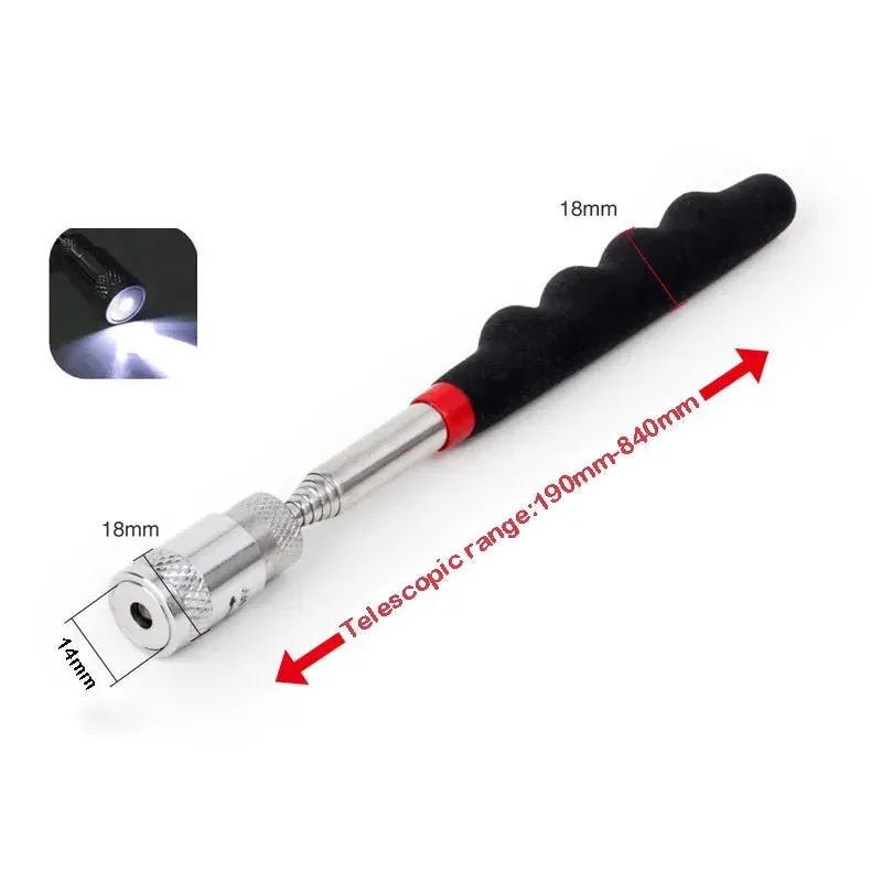 Magnetic Pickup Tool Telescopic Adjustable Magnetic Pick-Up Tool Grip Extendable Magnet Stick Handy Tool for Picking Up Nut Bolt