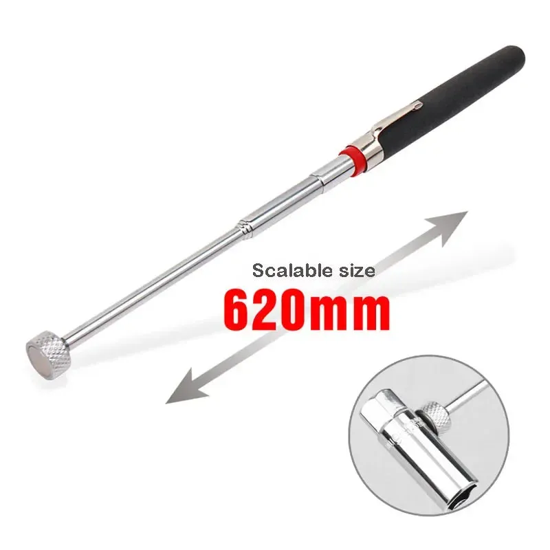 Magnetic Pickup Tool Telescopic Adjustable Magnetic Pick-Up Tool Grip Extendable Magnet Stick Handy Tool for Picking Up Nut Bolt