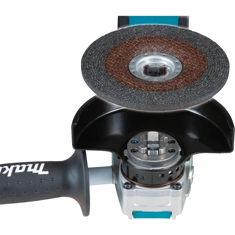 Makita XAG25Z 18V LXT® Lithium‑Ion Brushless Cordless 4‑1/2” / 5" X‑LOCK Angle Grinder, with AFT® (Tool Only)