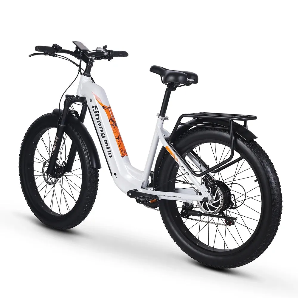 MX06 Mountain Electric Bike 26 Inches Wide Tyres, BAFANG Motor 48V17.5AH Range 60KM, Urban Commuting Shimano 7-speed Men And Women Ebike