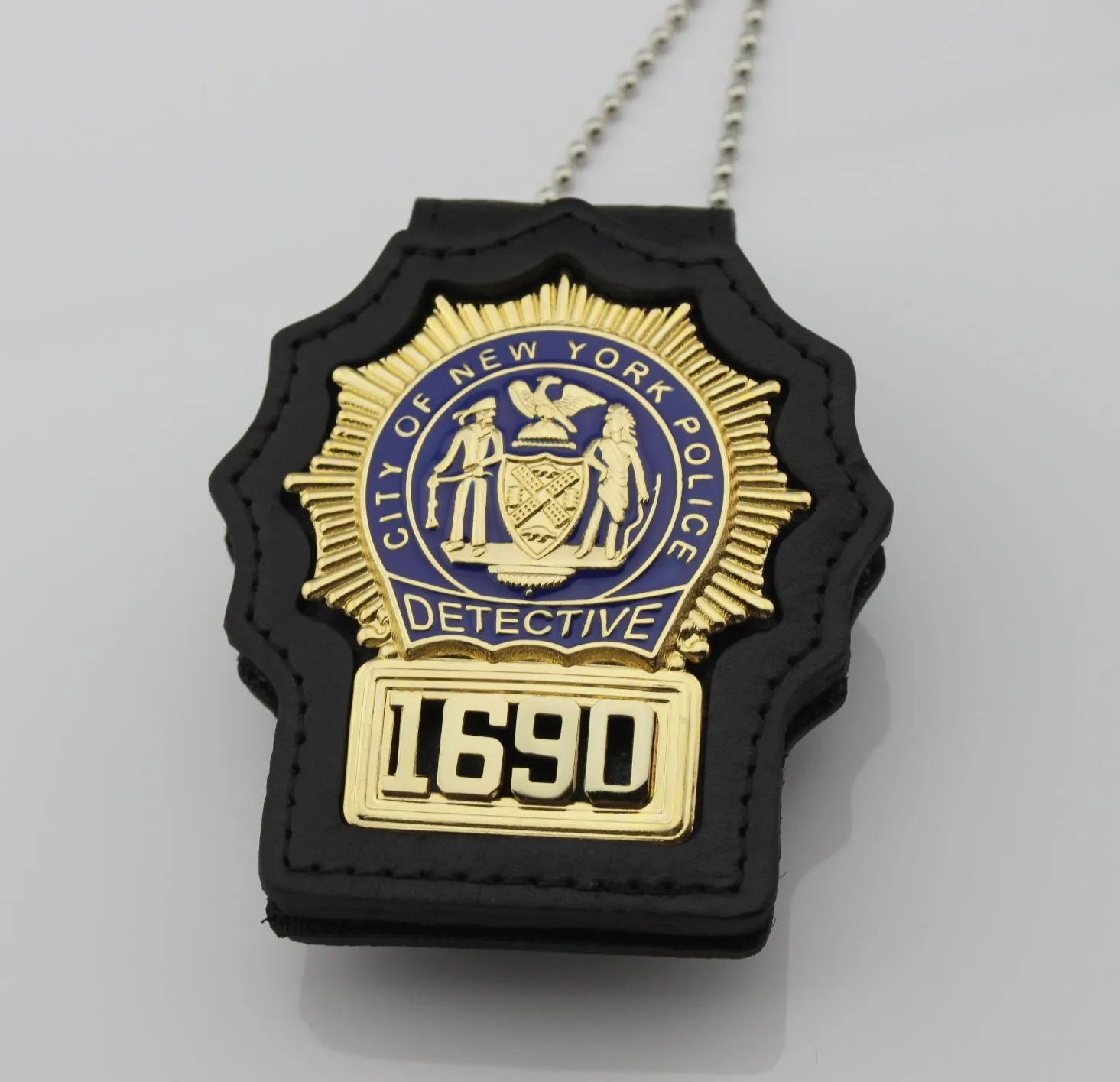 New York department NYPD detective Replica metal insignia badges