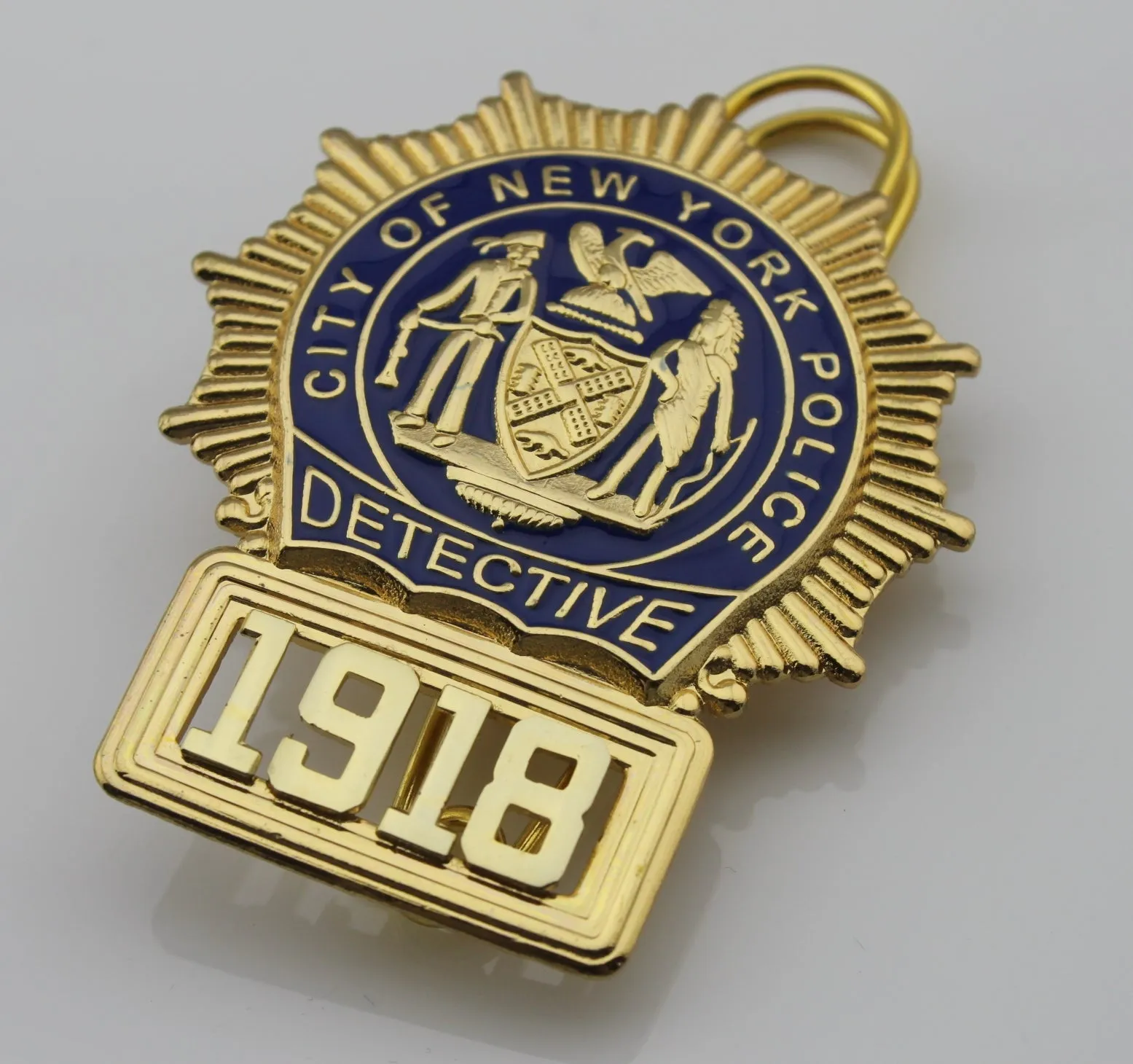 New York department NYPD detective Replica metal insignia badges