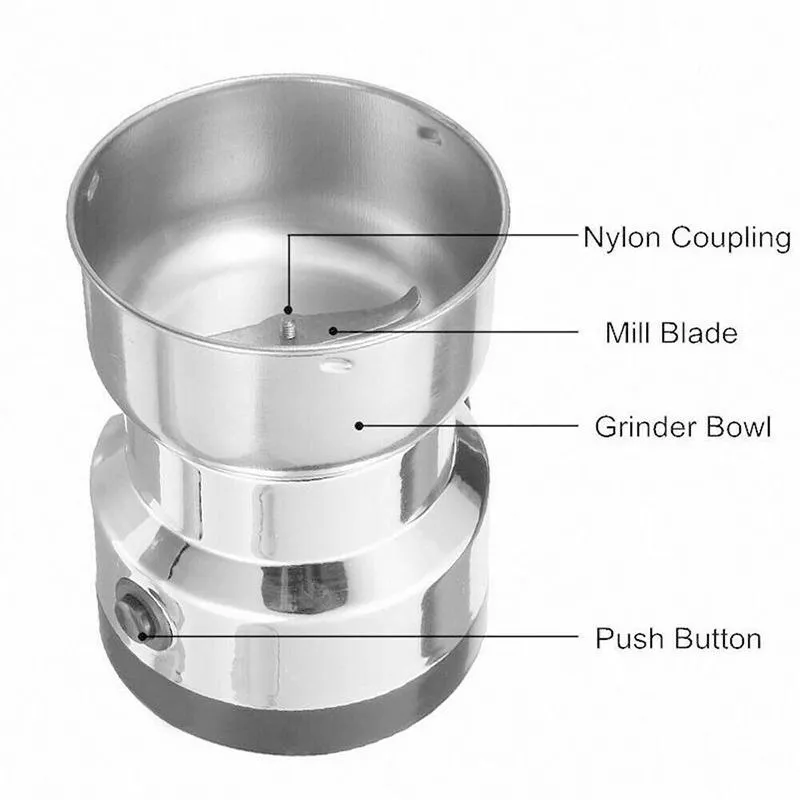 Nima Electric Stainless Steel Coffee Grinder-Bean-Nuts & Spices Grinder