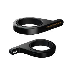 Oxford DarkTurner Sequential Fork Motorcycle Mounted Indicators