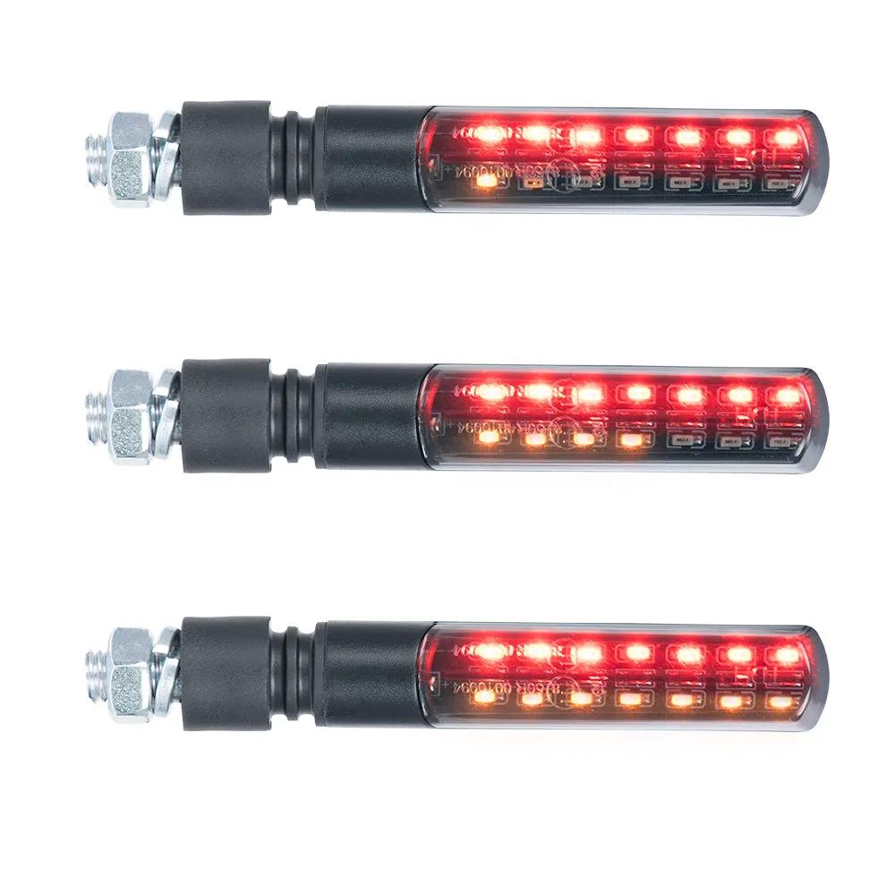 Oxford Night Slider 3 in 1 Sequential Indicators Motorcycle Lights (REAR)