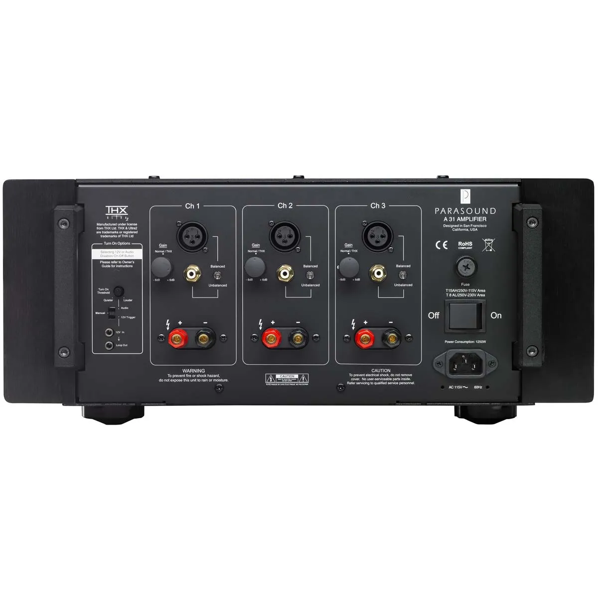 Parasound Halo A31 Three-Channel Power Amplifier