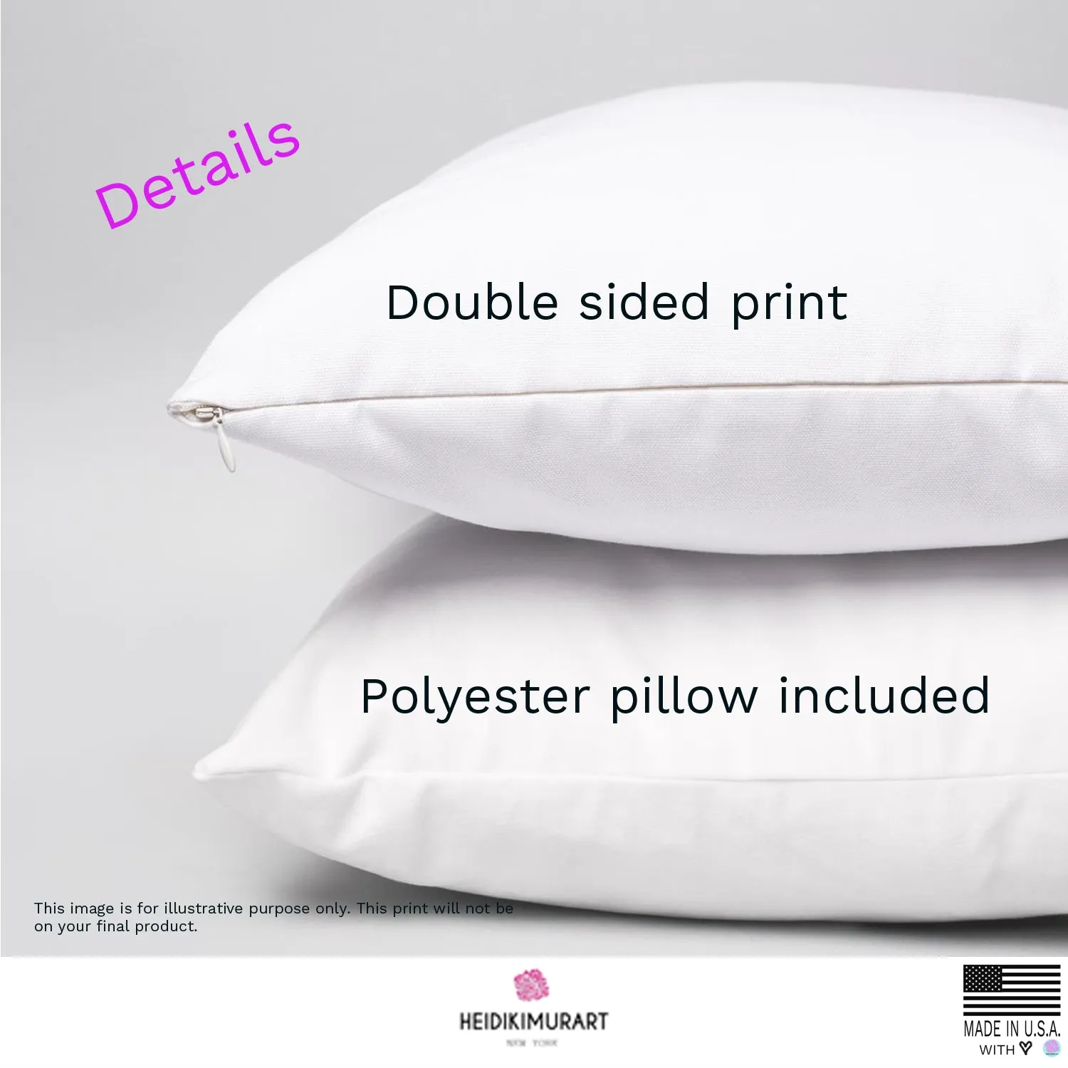 Polka Dots Pillow, Watercolor Dots Dotted Abstract Print Spun Polyester Pillow-Made in USA