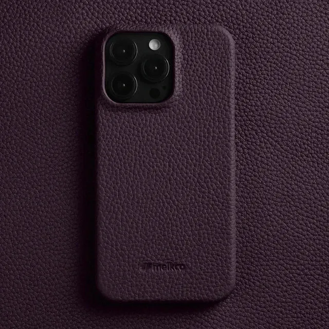 Premium Genuine Leather Case for iPhone 16 Pro Max 15 Pro Max 14 13 Luxury Business High-end Cow Phone Cases Back Cover