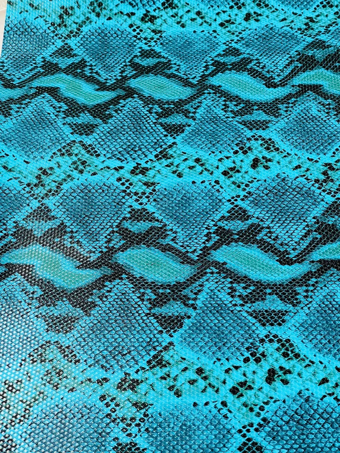 Python Snake Print Vinyl  Fabric - 54" Width Faux Leather Sold By The Yard (Pick A Color)