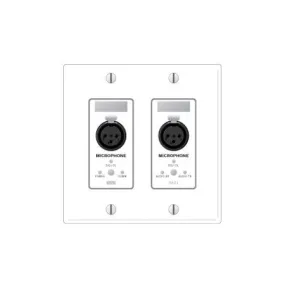 Rane RAD1 Remote Audio Device -2 XLR Mic Inputs - Black