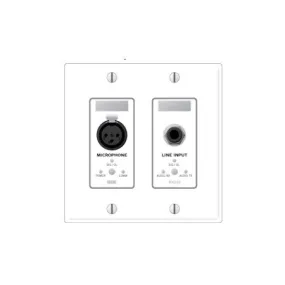 Rane RAD18 Remote Audio Device - XLR Mic In TRS Line In - Black
