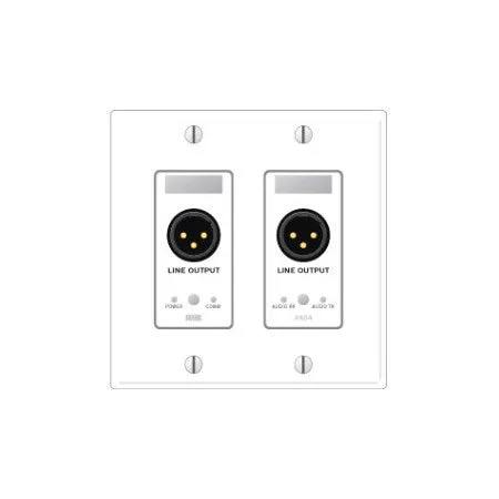 Rane RAD4 Remote Audio Device -2 XLR Line Level Outputs - Ivory