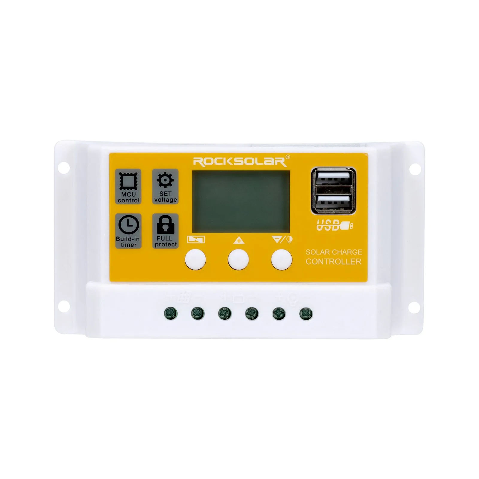 ROCKSOLAR 30A PWM Solar Charge Controller