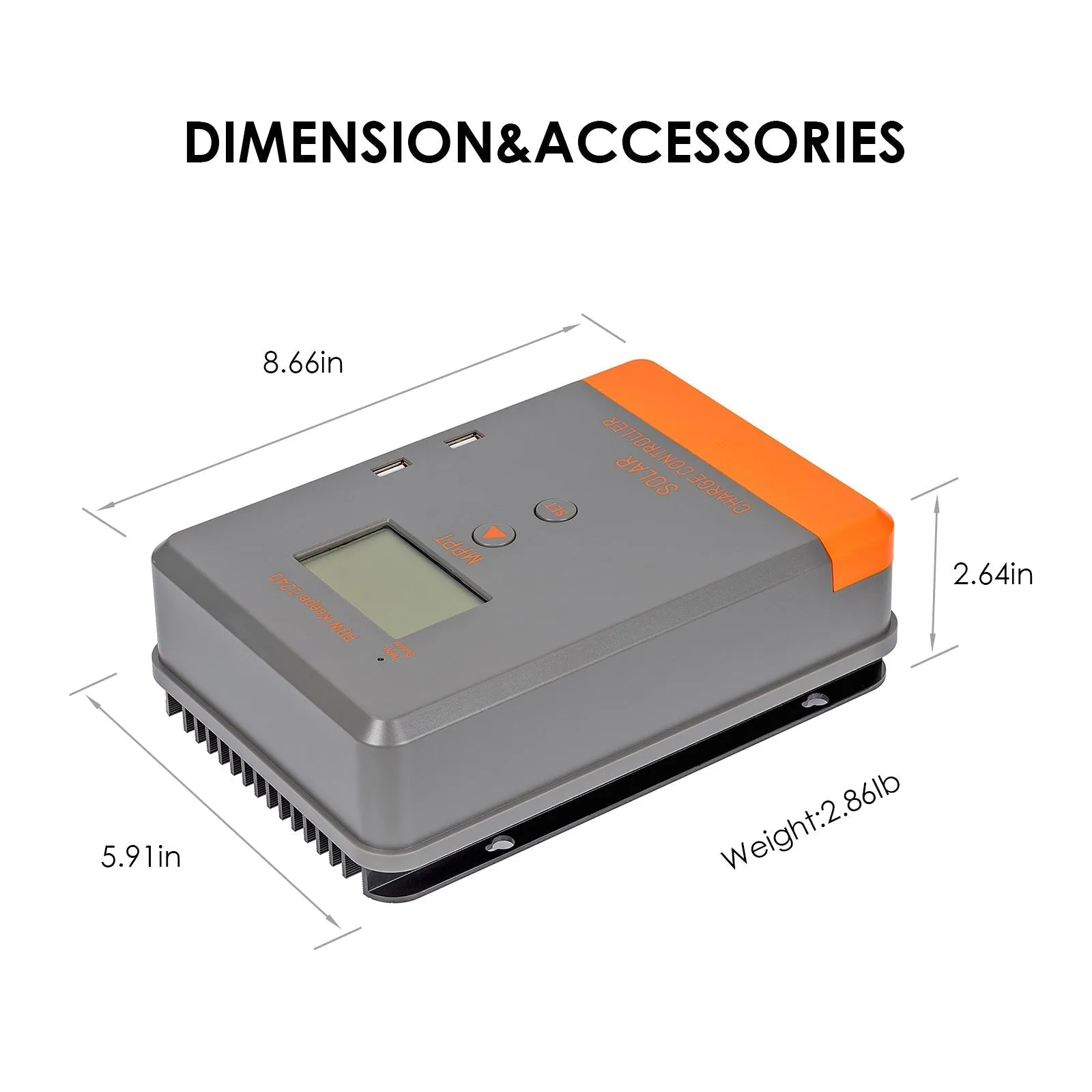ROCKSOLAR 60A MPPT Solar Charge Controller