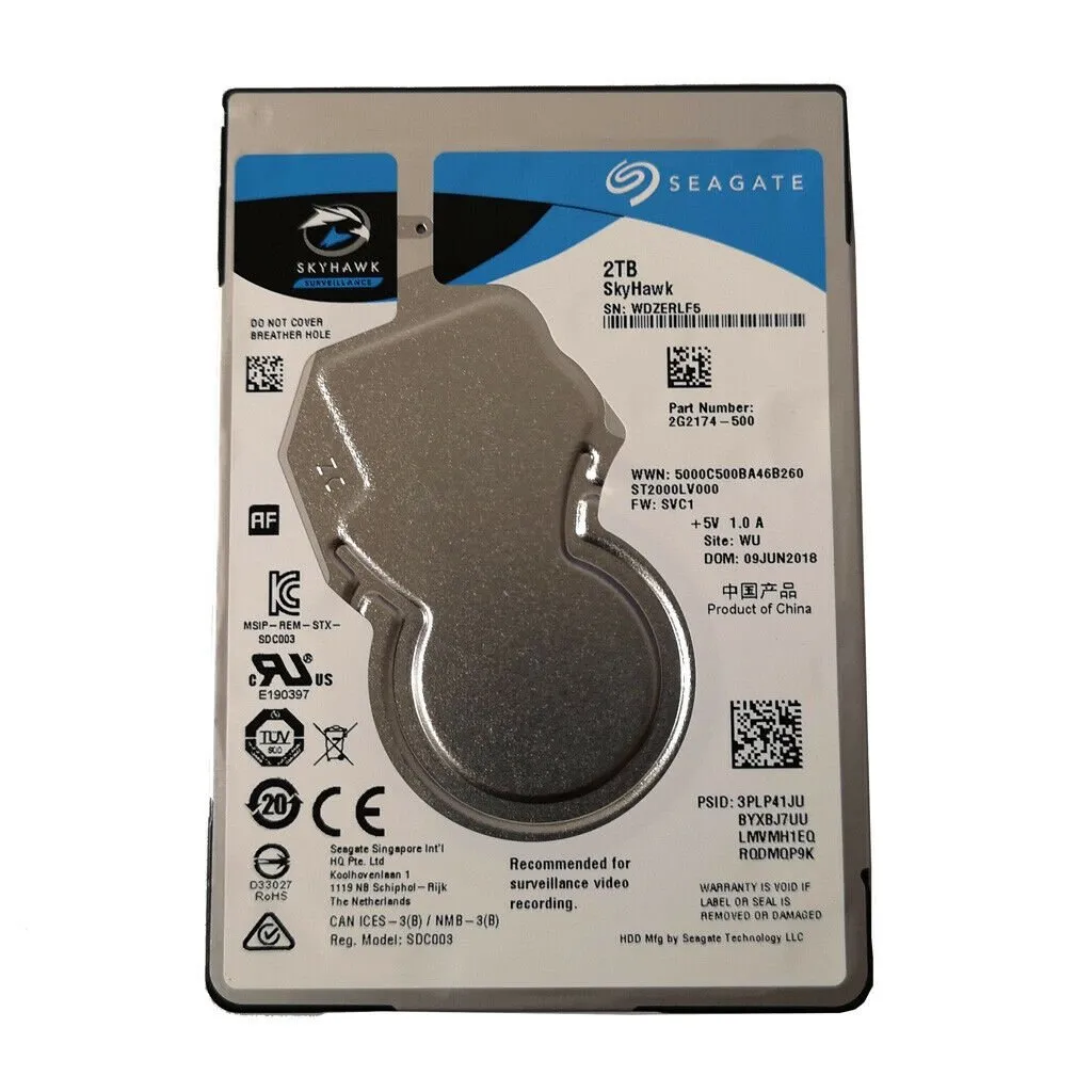 Seagate SKYHAWK MINI 2TB HDD 2.5" SATA(ST2000LV000) -EOL