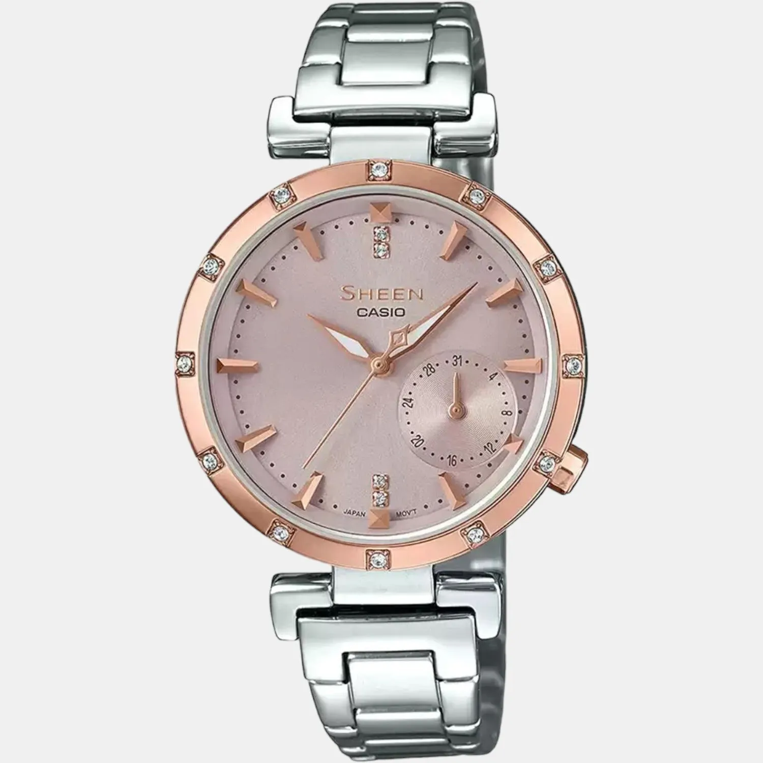 Sheen Women's Chronograph Stainless Steel Watch SX225 - SHE-4051SG-4AUDF