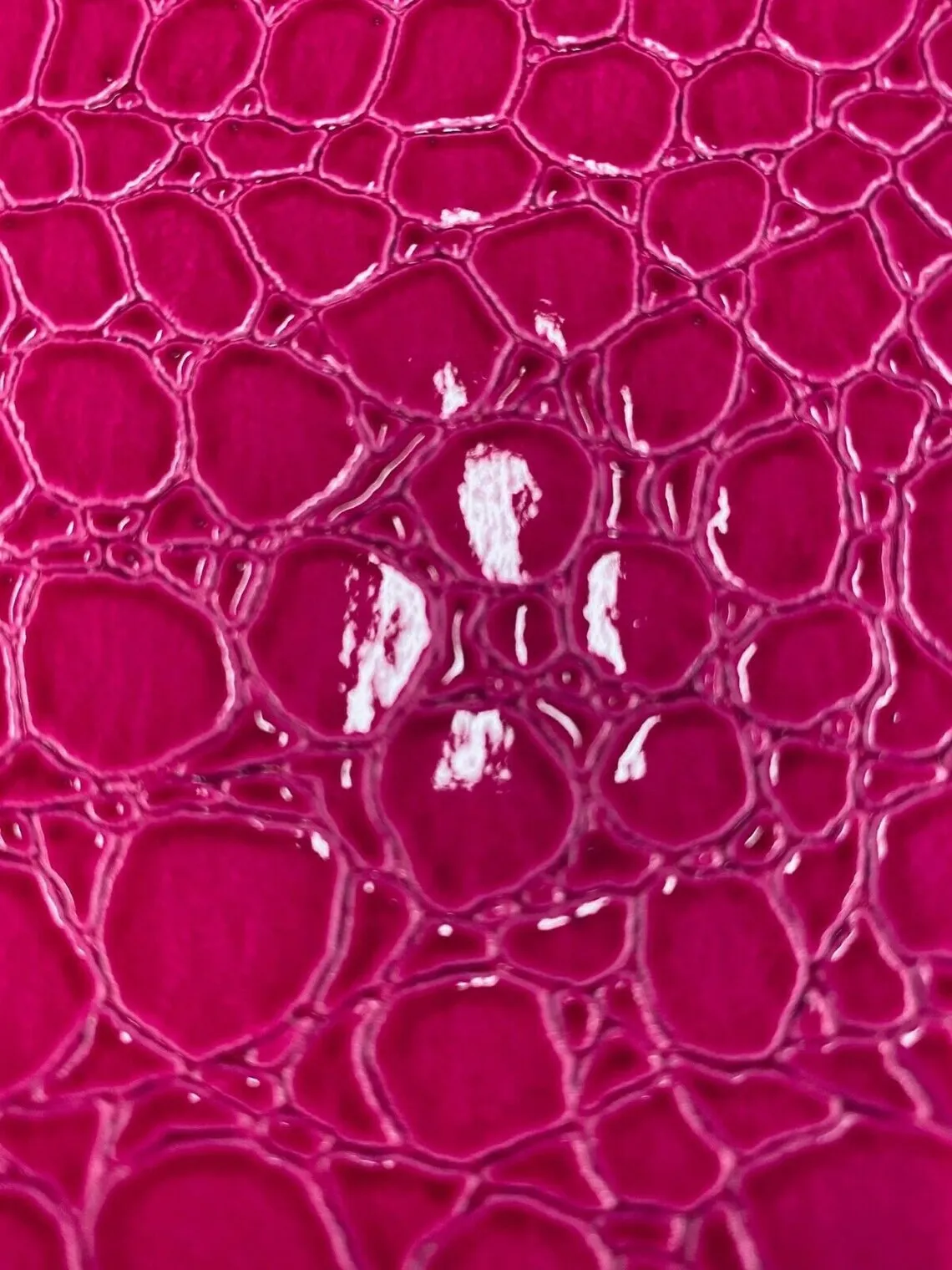 Shiny Alligator Print Vinyl  Fabric - 54" Width Realistic Faux Leather Sold By The Yard (Pick A Color)