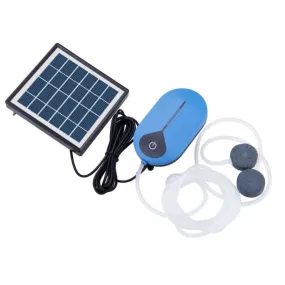Solar Power Oxygen Pump Aquarium Fish Tank Air Pump