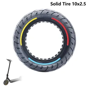 Solid Tire 10 Inch 10X2.5 For Segway Ninebot Max G30 G30P G30LP Gotrax
