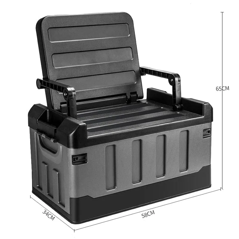 StowChair: Designer Outdoor Camping Folding Chair with Built-in Storage Box