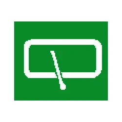 Switch Lens Bottom Green Rear Window Wiper Pk1