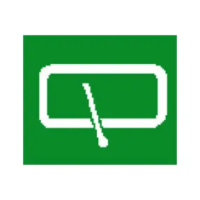 Switch Lens Bottom Green Rear Window Wiper Pk1