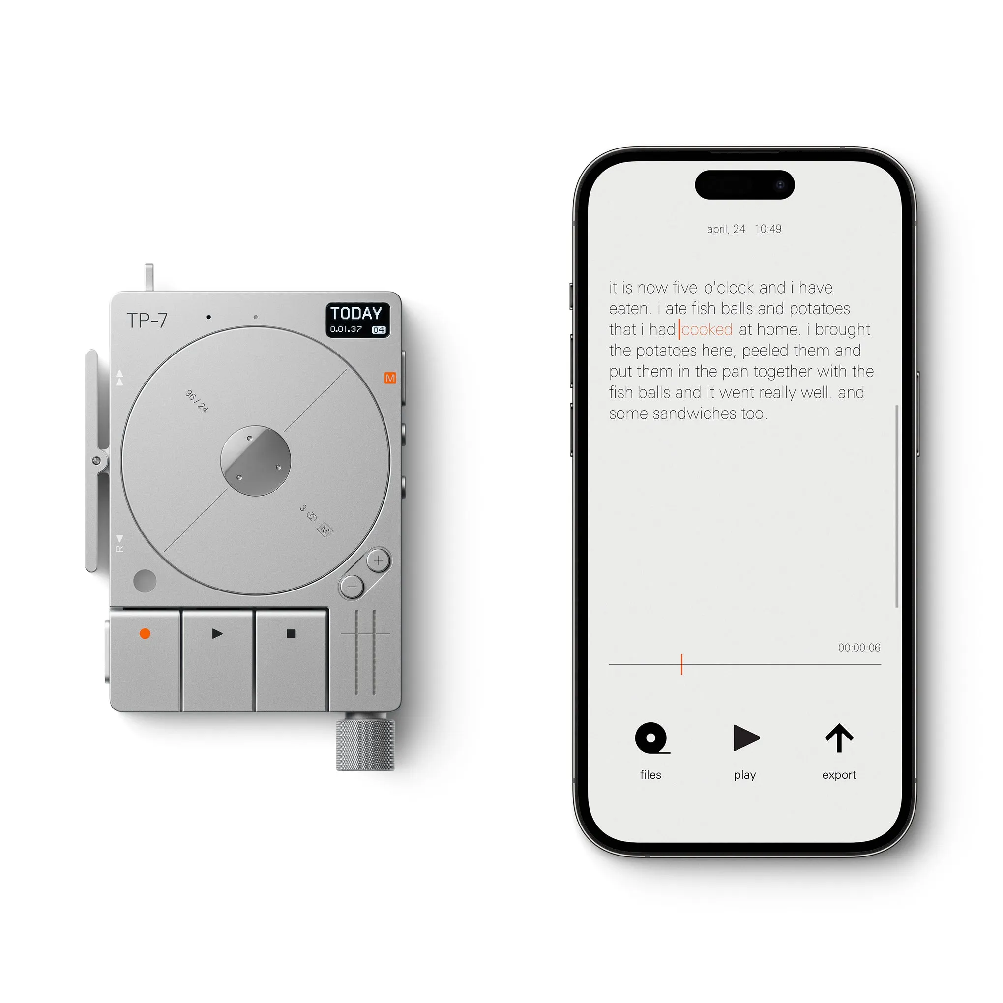 Teenage Engineering TP-7 Field Audio Recorder