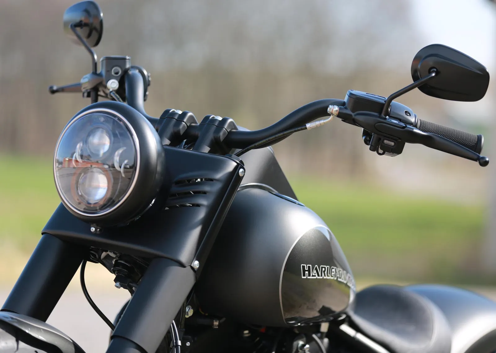 Thunderbike  41-76-071 Stripe Mini LED Indicators - Polished, fits Harley Sportster 2014 up