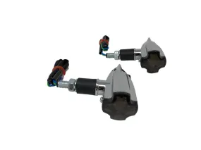 Turn Signal Set (2) Stream LED - Chrome, Smoke Lens - Highway Hawk H68-676