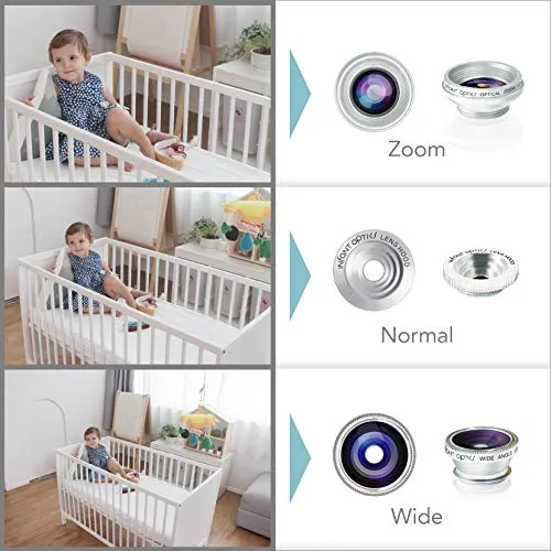 Video Baby Monitor with Interchangeable Optical Lens
