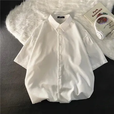 WIAOFELLAS  -  Men's Clothing Summer New Fashion Solid Color Short Sleeve Polos Shirt Male Business Office Slim-fit Tee Tops Shirt L180
