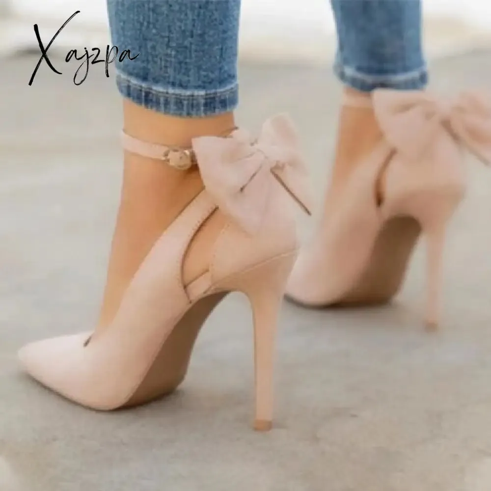 Xajzpa - Women Cute Bowknot High Heels