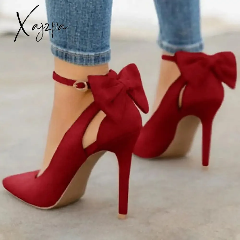 Xajzpa - Women Cute Bowknot High Heels
