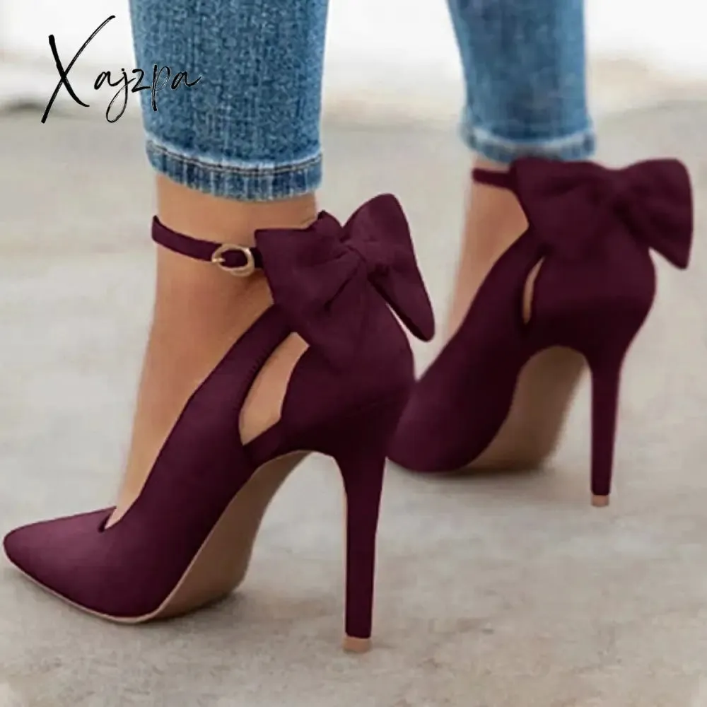 Xajzpa - Women Cute Bowknot High Heels