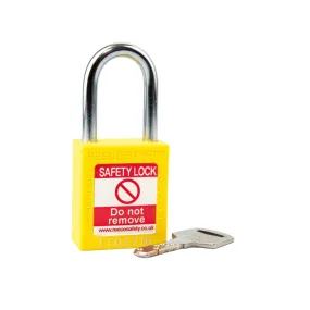 Yellow REECE Nylon Safety Padlock KA